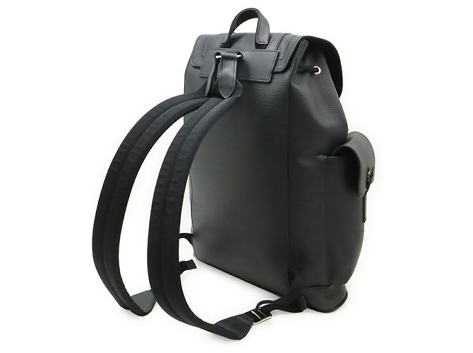 Louis Vuitton Epi Christopher PM Rucksack Schwarz - Ansicht 3