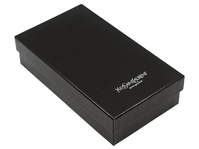 Portafoglio lungo Yves Saint Laurent in pelle argento - vista 14