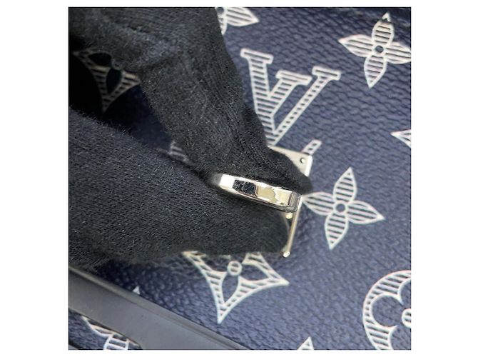 Borsa Louis Vuitton Monogram Savannah Steamer Nero - vista 14