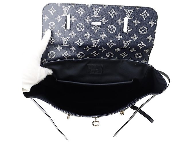 Borsa Louis Vuitton Monogram Savannah Steamer Nero - vista 5