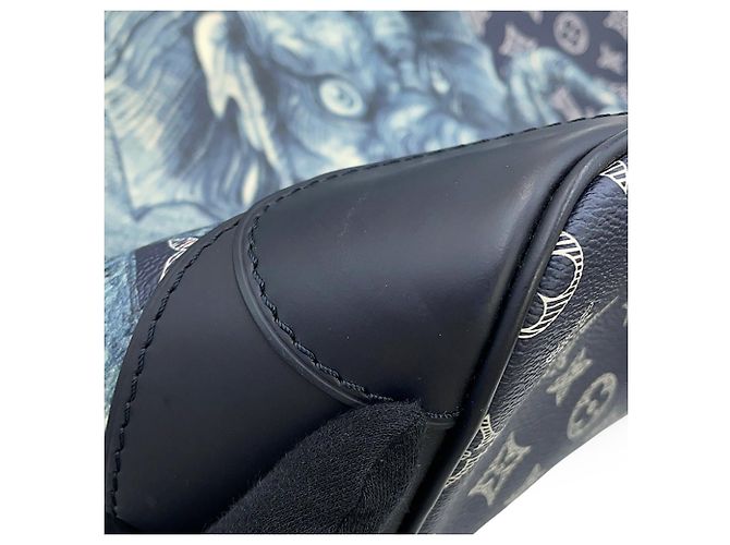 Borsa Louis Vuitton Monogram Savannah Steamer Nero - vista 6