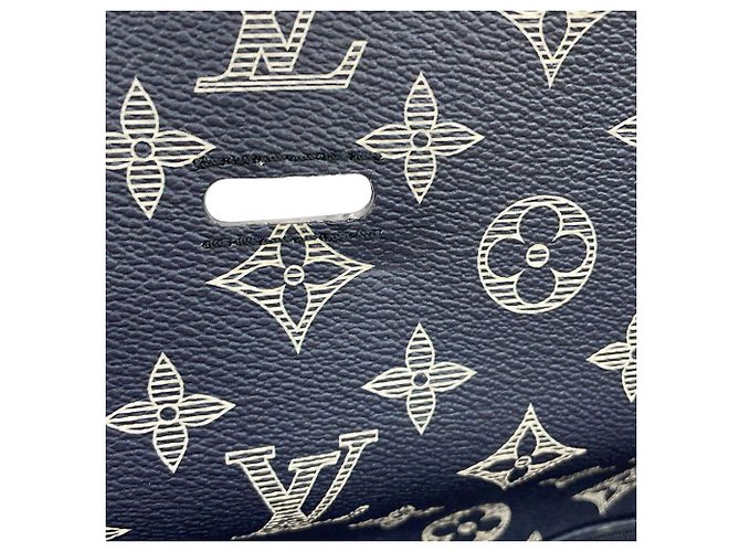 Borsa Louis Vuitton Monogram Savannah Steamer Nero - vista 9