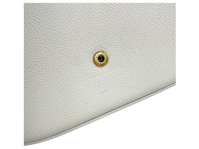 Borsa a tracolla in pelle bianca Tiffany & Co. Bianco - vista 10