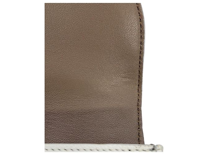 Borsa a tracolla in pelle bianca Tiffany & Co. Bianco - vista 12