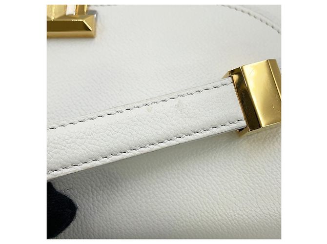 Borsa a tracolla in pelle bianca Tiffany & Co. Bianco - vista 14