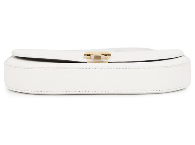 Borsa a tracolla in pelle bianca Tiffany & Co. Bianco - vista 3
