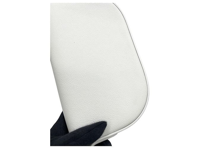 Borsa a tracolla in pelle bianca Tiffany & Co. Bianco - vista 9