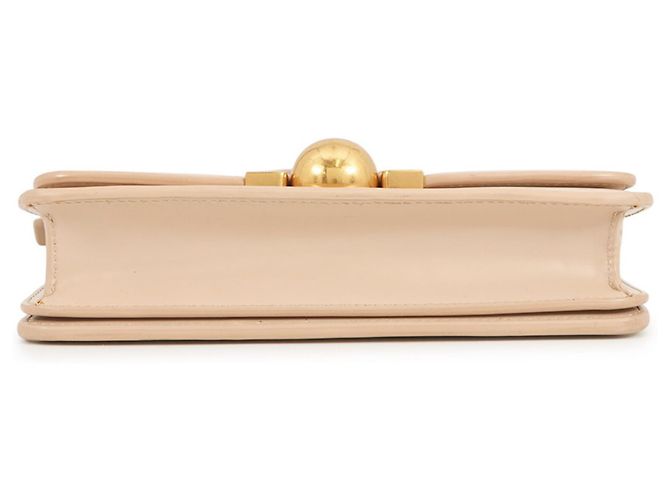 Mini borsa a tracolla The Classic in pelle Bottega Veneta Beige - vista 3