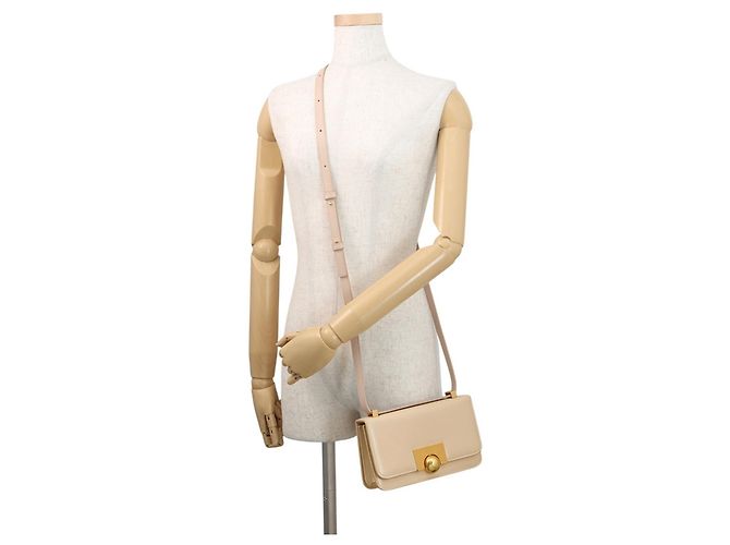 Mini borsa a tracolla The Classic in pelle Bottega Veneta Beige - vista 5