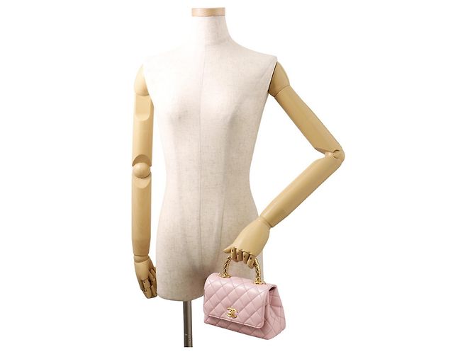 Chanel Coco Handle Handtasche Pink - Ansicht 4