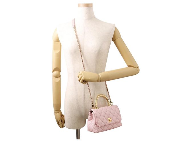 Chanel Coco Handle Handtasche Pink - Ansicht 5
