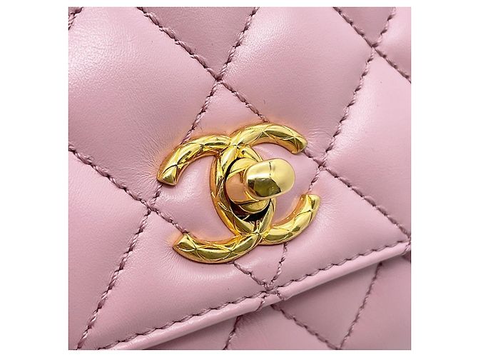 Chanel Coco Handle Handtasche Pink - Ansicht 8