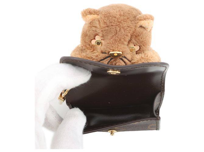 Charm Louis Vuitton Monogram Handbag Marrone - vista 6
