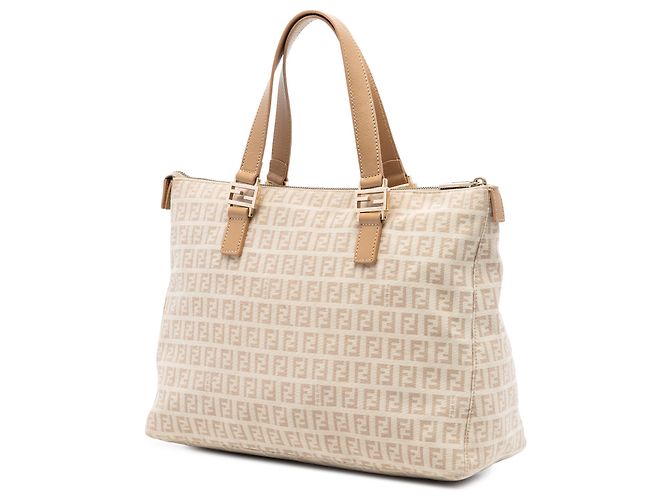 Fendi Zucchino Canvas Tote in Beige - Ansicht 2