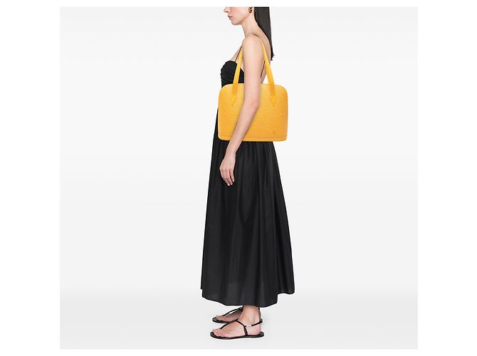 Louis Vuitton Yellow Epi Lussac Giallo - vista 7
