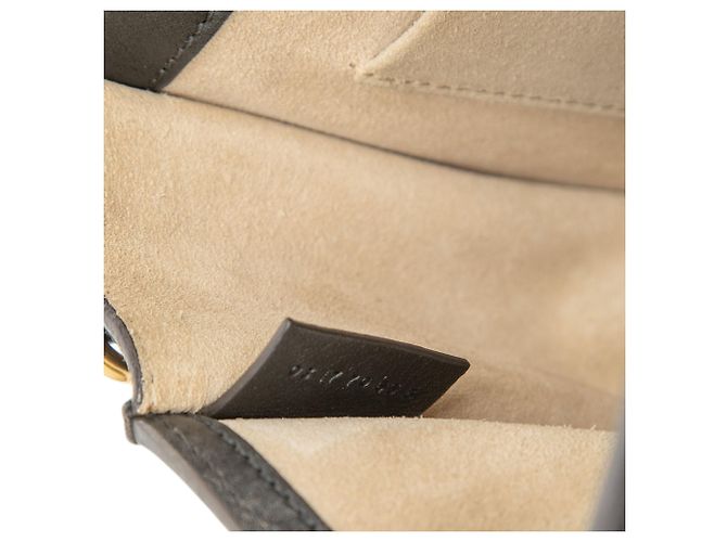 Borsa a tracolla Nile in pelle nera media Chloé Nero - vista 6