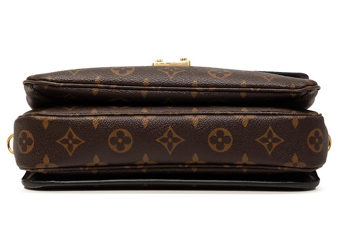 Pochette Metis Louis Vuitton Marrone Monogramma Intrecciato - vista 3