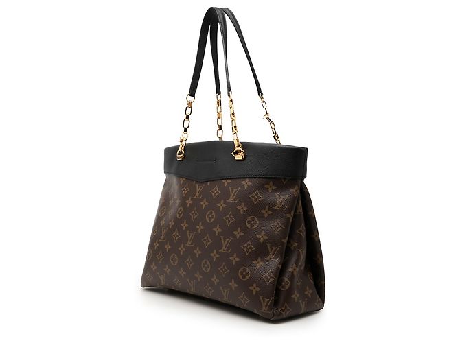 Louis Vuitton Brown Monogram Pallas Shopper Marrone - vista 2