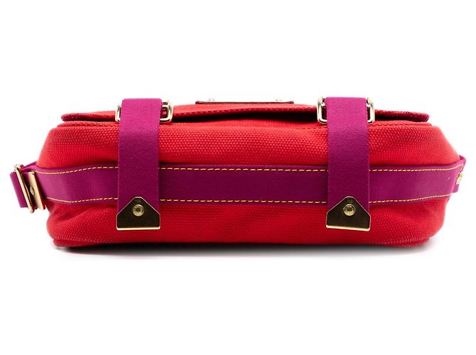 Louis Vuitton Red Antigua Besace PM Rosso - vista 3