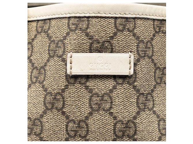 Tote verticale Gucci Beige GG Supreme Joy - vista 5