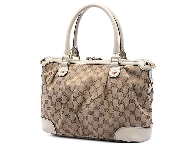 Borsa Sukey in tela GG beige Gucci - vista 2