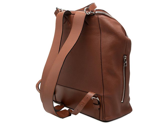 Zaino LOEWE Goya in pelle marrone Large - vista 2