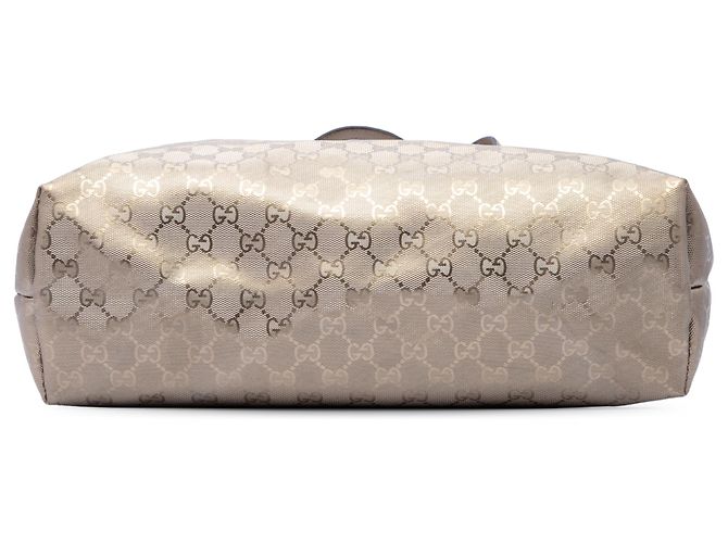 Tote Gucci Gold Medium GG Imprime D'oro - vista 3