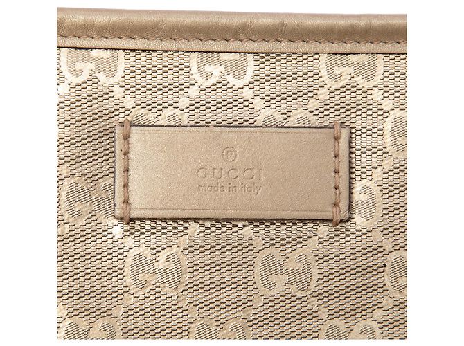 Tote Gucci Gold Medium GG Imprime D'oro - vista 5