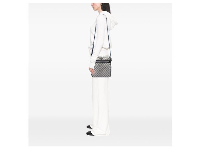 Gucci Beige GG Supreme Crossbody - vista 6