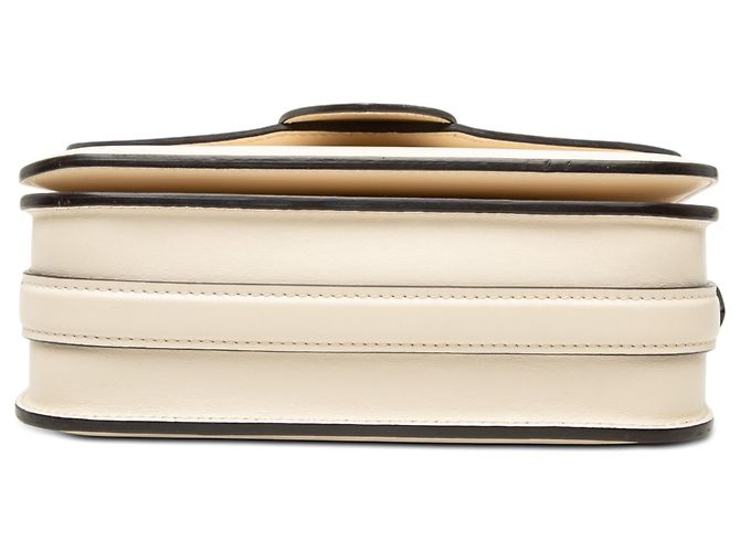 Louis Vuitton Borsa LV Pont 9 Soft MM in pelle di vitello bianca Bianco Crudo - vista 3