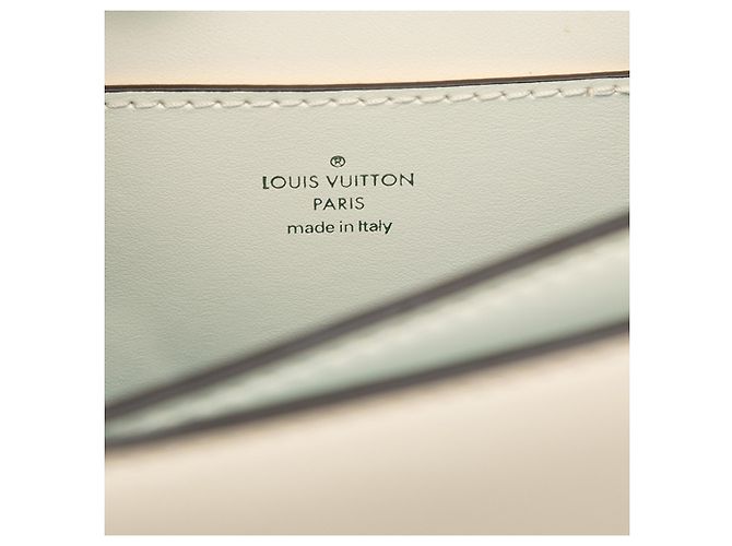 Louis Vuitton Borsa LV Pont 9 Soft MM in pelle di vitello bianca Bianco Crudo - vista 5