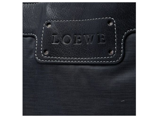 LOEWE Borsa a tracolla Anagram in nylon nero - vista 5