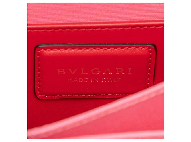 Bulgari Borsa a mano Serpenti Forever in pelle di vitello rossa piccola Bvlgari Rosso - vista 5