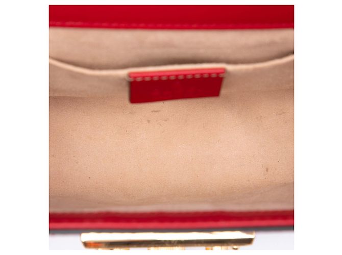 Padlock Gucci Rosso Piccola borsa a tracolla Guccissima con lucchetto - vista 4