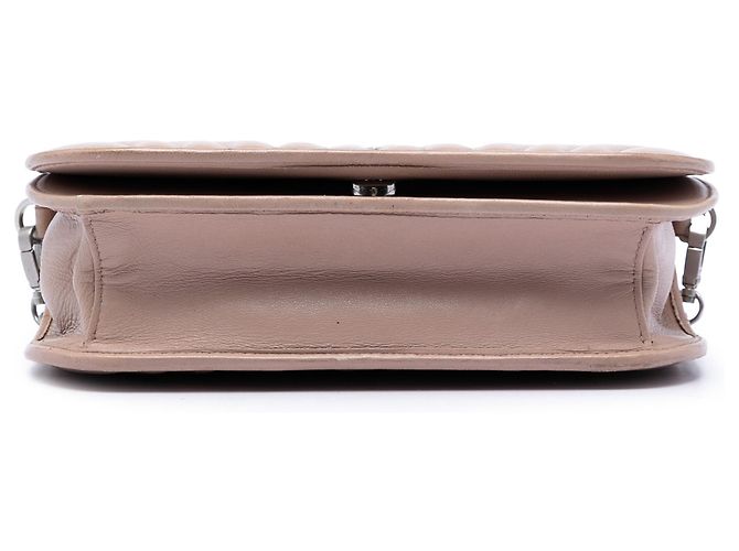 Prada Marrone Mini Soft Calf Impunture Diagramme Crossbody Carne - vista 3