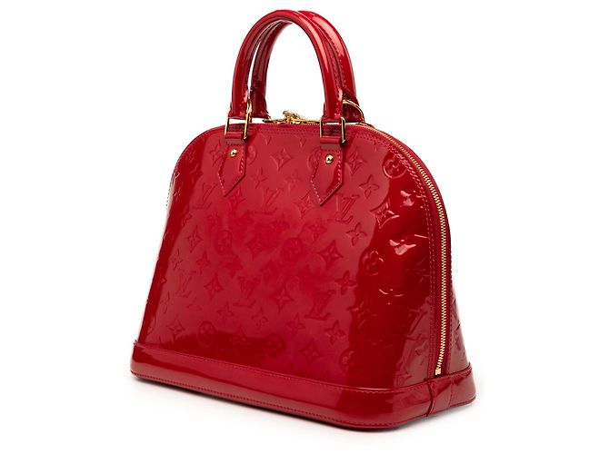 Louis Vuitton Alma PM Monogram Vernis rosso - vista 2