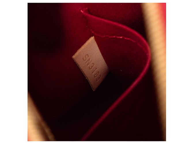 Louis Vuitton Alma PM Monogram Vernis rosso - vista 6