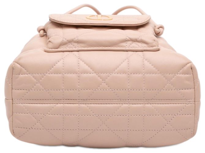 Borsa a secchiello Macrocannage Caro in agnello marrone Small di Dior Carne - vista 3