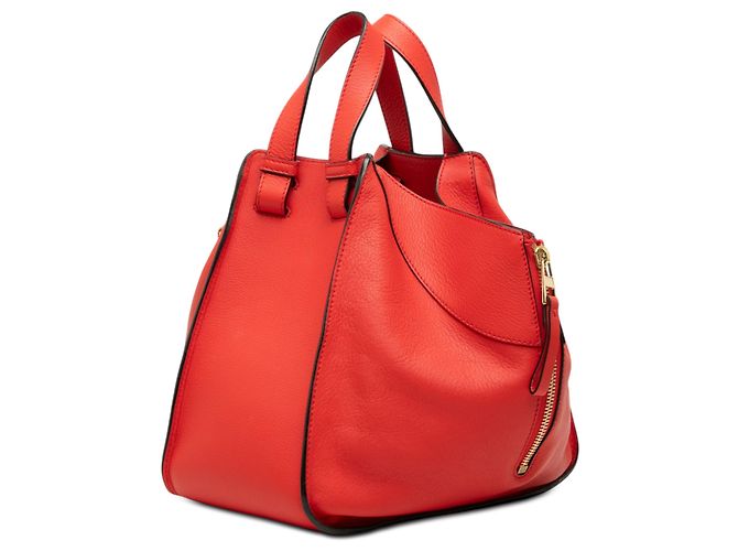Bolso Hammock LOEWE en piel de becerro rojo Small Roja - vista 2