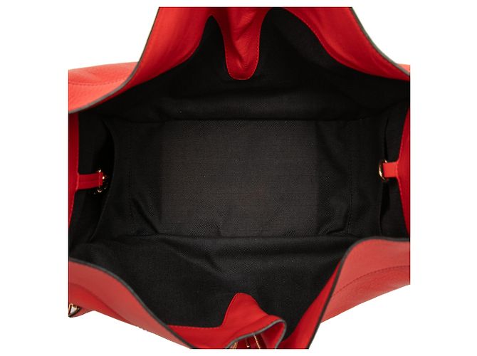 Bolso Hammock LOEWE en piel de becerro rojo Small Roja - vista 4