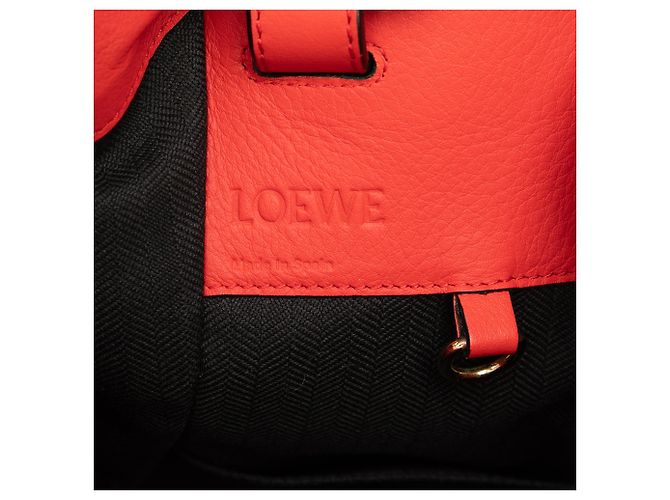 Bolso Hammock LOEWE en piel de becerro rojo Small Roja - vista 5