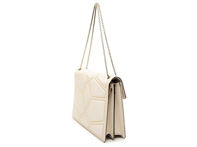 Bulgari Bvlgari Beige Studded Leather Diamond Blast Serpenti Forever Crossbody - vista 2