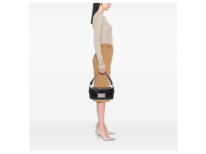 Chanel Black Chocolate Bar Calfskin Reissue 2.55 Flap Nero - vista 5