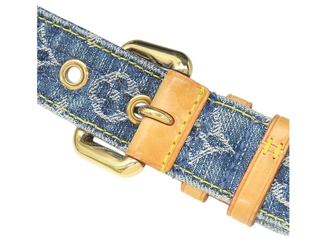 Pochettes Louis Vuitton Blue Monogram Denim Bleu - vue 11
