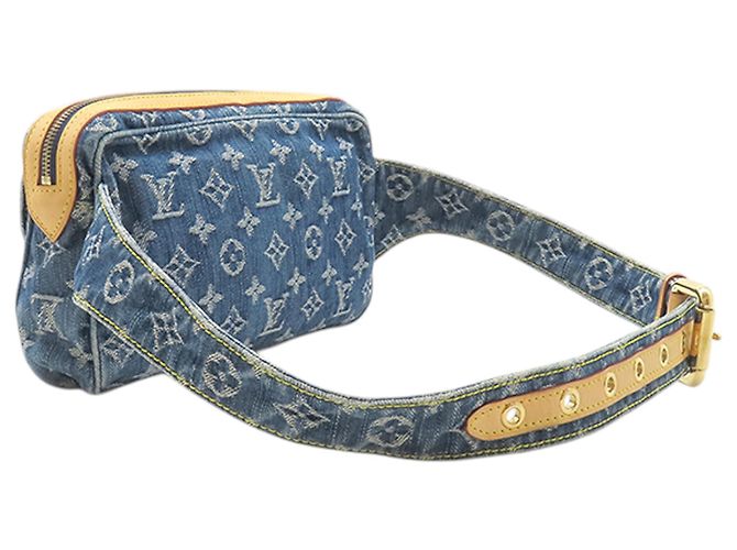 Pochettes Louis Vuitton Blue Monogram Denim Bleu - vue 2