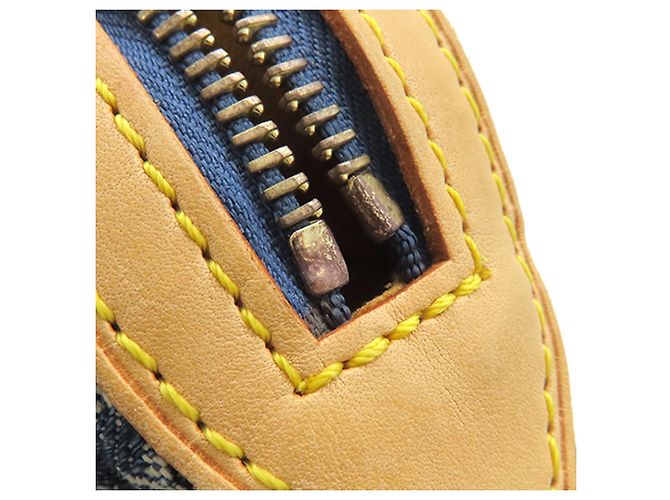 Pochettes Louis Vuitton Blue Monogram Denim Bleu - vue 7