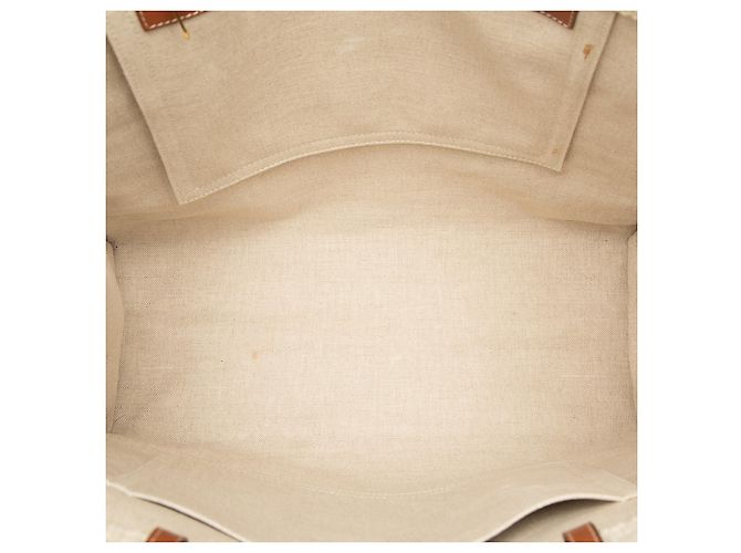 Céline Celine Plein Soleil Canvas Square Cabas Tote in Beige - Ansicht 4