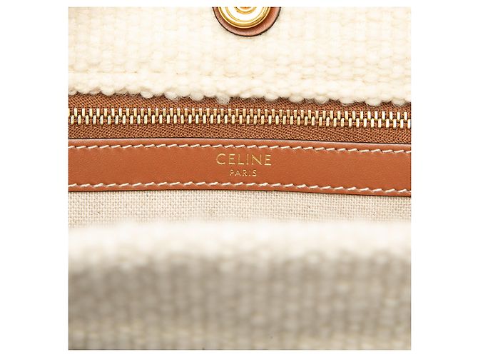 Céline Celine Plein Soleil Canvas Square Cabas Tote in Beige - Ansicht 5