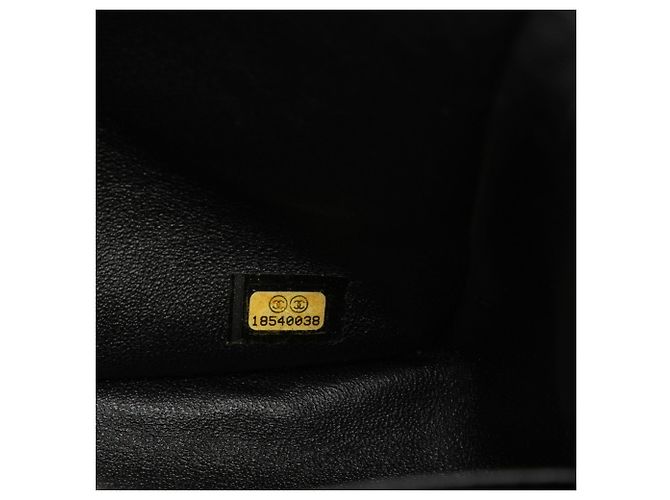 Chanel Black Jumbo Classic Patent Double Flap Nero - vista 6