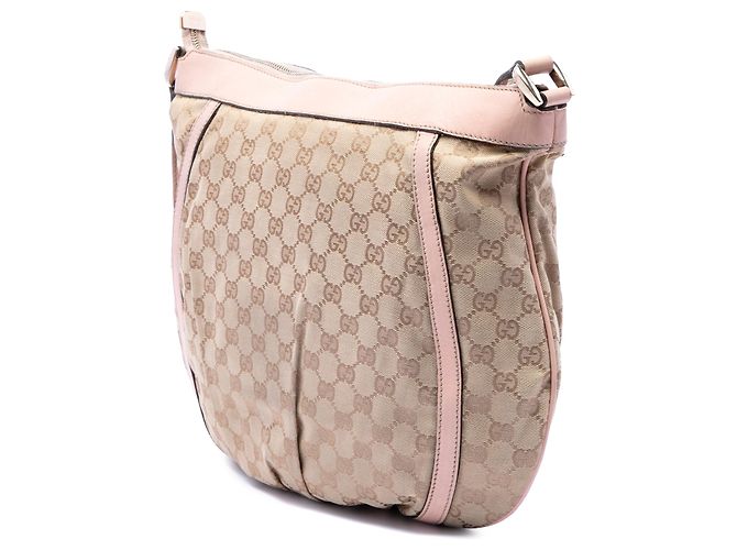 Gucci Beige GG Canvas Abbey D Ring Crossbody - vista 2